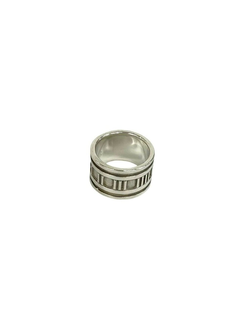 Tiffany & Co Atlas Wide Ring 925 Sterling Silver - Picture 7 of 8